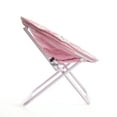 thumbnail image 3 of Room Revival 30" Faux Fur Printed Saucer™ Chair, Pink Tie Dye, 3 of 8
