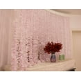 thumbnail image 4 of 32.8Ft Artificial Silk Wisteria Vine Hanging Flowers Garland Home Outdoor Wedding Arch Garden Wall Decor,Pack of 10 (Off White), 4 of 5
