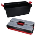 thumbnail image 4 of 24” Large Maestro Toolbox Carry Case Storage Box With handle + Compartments, 4 of 6