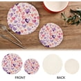 thumbnail image 4 of GZHJMY Romantic Love Trivets Pot Holders Set of 2 Decoration Potholders Pure Cotton Thread Weave Trivets, Coasters, Placemats, Spoon Rest for Cooking for Kitchen Pans Bowl Teapot, 4 of 7