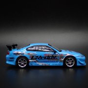 Open Box 1999-2002 NISSAN SILVIA S15 VERTEX GREDDY 1:64 SCALE DIORAMA DIECAST MODEL CAR