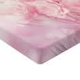 thumbnail image 2 of Ambesonne Rose Fitted Sheet 2 Pcs Set, Dreamy Spring Nature View, Full, Pale Pink, 2 of 3