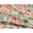 thumbnail image 4 of oneOone Rayon Peach Fabric Rose Buds Floral Quilting Supplies Print Sewing Fabric By The Yard 56 Inch Wide, 4 of 6