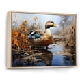 thumbnail image 2 of Designart "Elegance of Baroque Blue Duck V" Animals Framed Wall Art - Modern Farmhouse Blue Duck Living Room Framed Canvas Art, 2 of 6