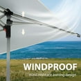 thumbnail image 4 of Abba Patio 13'x13' Pop up Canopy Tent Instant Shelter w/ Carry Bag & 4 Wheels, Spliced Grey, 4 of 9