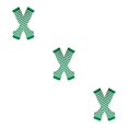 thumbnail image 1 of Transemion Stay In Style With Thick Thighs Long Socks Made With Polyester And Highly Elastic Easy To Wear green and white 3Set, 1 of 6