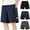 Navy, variant on Fancifize Teen Boys Athletic Shorts Quickly Dry Wide Leg Elastic Drawstring Waist Sweat Shorts Kids Workout Shor Pants 7-19 Years,Navy