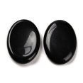 thumbnail image 2 of Natural Obsidian Oval Worry Stone Anxiety Healing Thumb Stone 34-35x24-25x6-7mm, 2 of 3