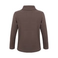 thumbnail image 2 of iiniim Kids Boys Girls Plain Mock Neck Base Layer Tops Lounge Daily Underwear Outdoor Warm T-shirts, 2 of 7