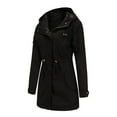 thumbnail image 5 of Skpblutn Women'S Jacket Coats Lightactive Outdoor Trench Windbreaker With Hood Lightweight Plus Size For Girls Black S, 5 of 9