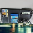 thumbnail image 2 of FAROOT Car Sun Visor Organizer, Card Holder Zipper Organizer Storage Pouch, 2 of 8