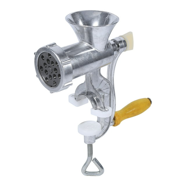 Peahefy Aluminium Alloy Hand Operate Manual Meat Grinder Sausage Beef Mincer Table Kitchen Home Tool, Kitchen Meat Grinder, Meat Mincer