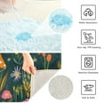 thumbnail image 3 of Yayeee Bath Rug for Bathroom Floor Non Slip Contour Fluffy Soft Absorbent Mat, 20"x24", Orange Mushroom, 3 of 7