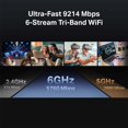 thumbnail image 5 of TP-Link Tri-Band BE9300 WiFi 7 Router (Archer BE550) – 6-Stream, Full 2.5G Ports, 6 Internal Antennas, Up to 2,000 sq. ft., EasyMesh Expansion, VPN, 5 of 9