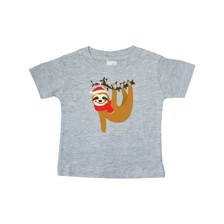 

Inktastic Christmas Sloth Gift Baby Boy or Baby Girl T-Shirt