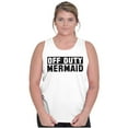 thumbnail image 4 of Off Duty Mermaid Funny Beach Swim Girls Kids T Shirt Tees Teen Brisco Brands X, 4 of 5