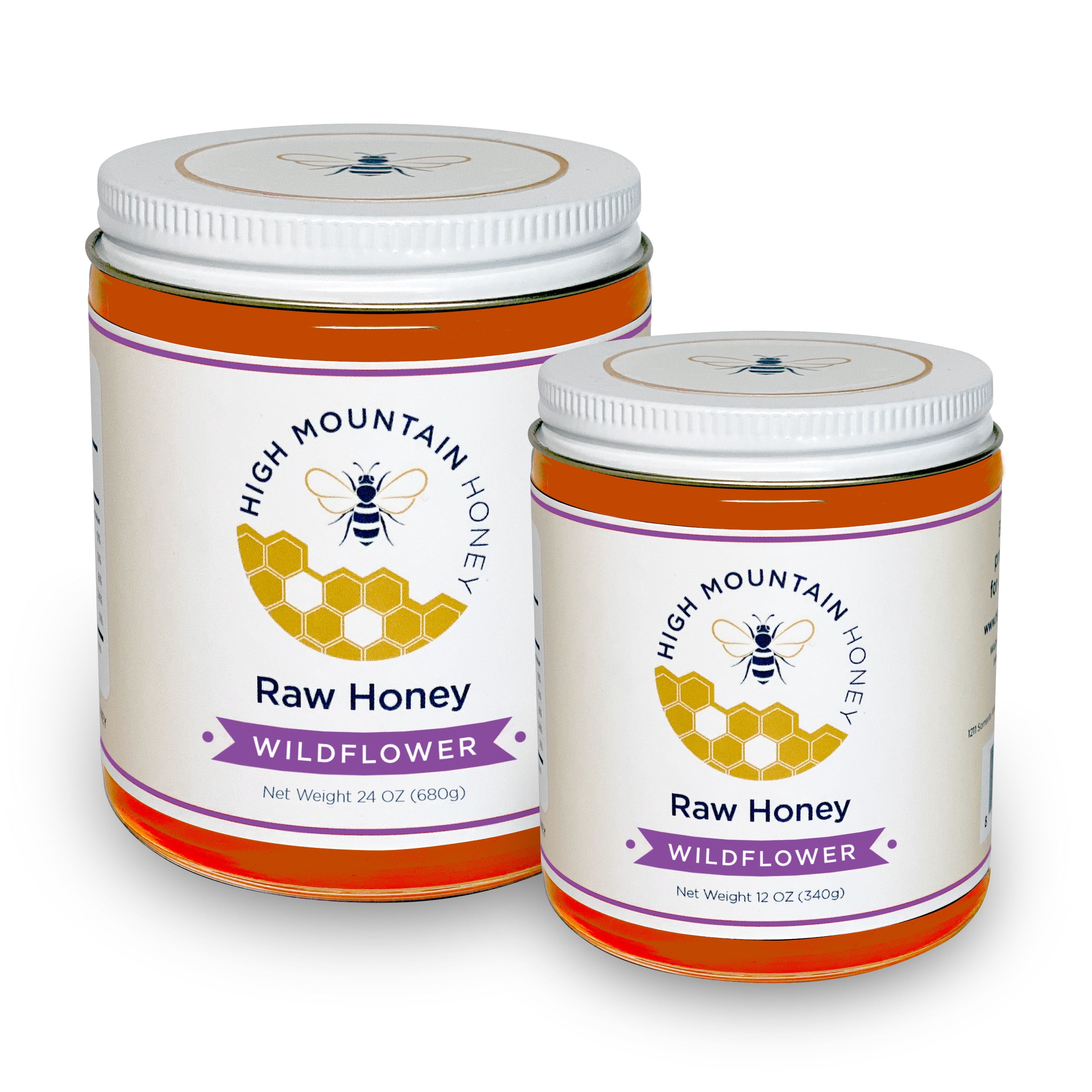 High Mountain Honey Premium Raw Honey (Wildflower, 24 oz.)