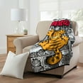 thumbnail image 4 of Garfield Cat Scratch Smile Kids Micro Raschel Throw Blanket, 4 of 5