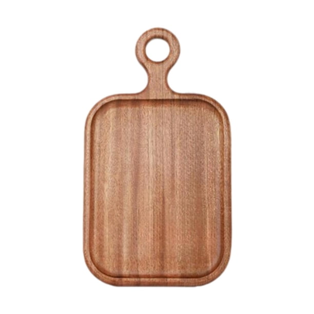 Tabla de cortar con pala, tabla para servir con asa, bandeja para alimentos, herramienta para hornear en la cocina, tabla para cortar carne , 35cm x 20cm