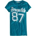 thumbnail image 1 of Aeropostale Womens #87 Graphic T-Shirt, Verde, X-Small, 1 of 1