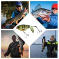 thumbnail image 4 of 3PCS Bass Whoper Plopper Lures, Plopping with Floating Rotating Tail, Bass Fishing with Barb Treble Hooks, 4 of 5