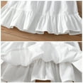 thumbnail image 6 of JoyHoop Girl Dress Summer Cotton Ruffle Halter Sleeveless Kids Casual Beach Party Dresses, 6 of 8