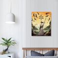 thumbnail image 3 of RUIYC Japanese Samurai Wall Art Japanese Pictures Wall Decor I By Choice Canvas Painting for Wall Cool Prints Quotes Retro Japanese Artwork for Bedroom Bathroom 16x20in, 3 of 4
