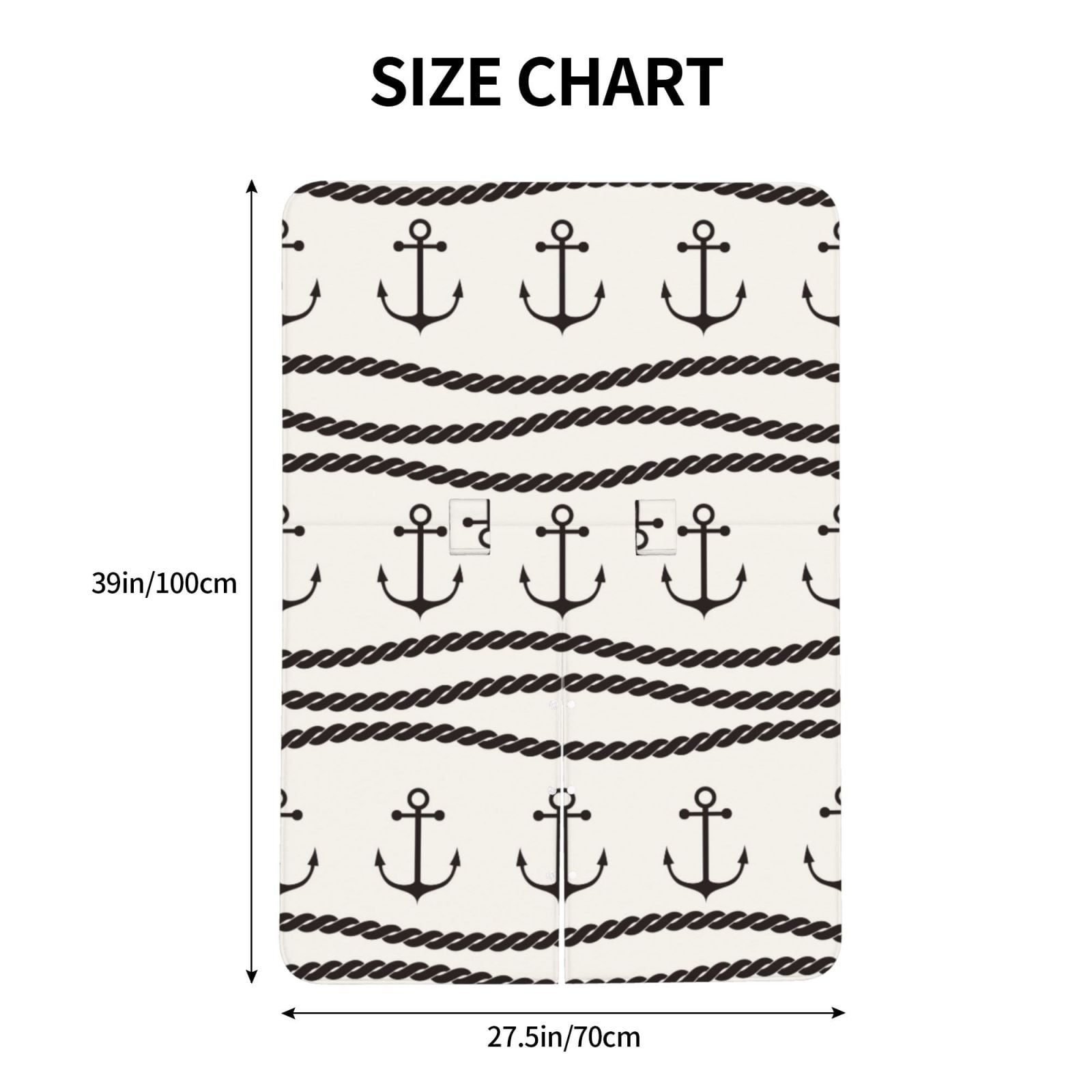 Naloa Anchors and Ropes Baby Car Seat Cover, Breathable Baby Carrier Cover, Multiuse Baby Carrier Cover & Nursing Breastfeeding Cover