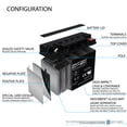 thumbnail image 3 of 12V 18AH F2 SLA Remplacement Battery pour Longue Distance LW-6FM18AJ, 3 of 6