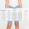 thumbnail image 3 of Khunlpohl&nbsp; Girl's Leggings Shorts Elastic Waisted Solid Color Sports Short Pants Casual Running Swimming Trousers, 3 of 5