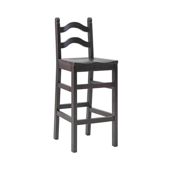Linon Jocasta Barstool Brown Set Of 2