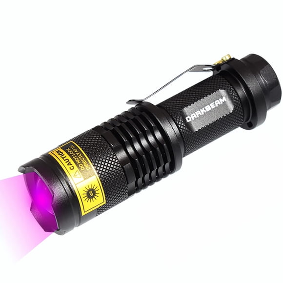 Linterna UV DARKBEAM 395 nm portátil con luz negra para detección