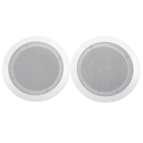 2) Rockville CC65T White 6.5" Commercial 70v Ceiling Speakers For Restaurant
