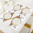 thumbnail image 5 of Penny-wise Set of 6 Individual Placemats for Dining Table, Non-slip, Washable, Reusable Table Mats for Decor Home Party for Kid Teen Adult, 5 of 8