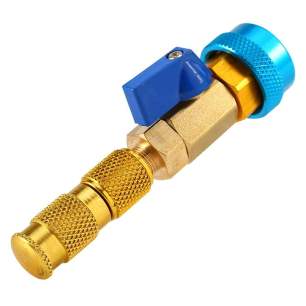 Tebru Air Conditioning R134A Valve Core Quick Remover Installer High Low Pressure Tool, R134a
