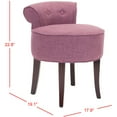 thumbnail image 4 of SAFAVIEH Georgia Vanity Stool Rose, 4 of 7
