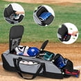thumbnail image 4 of Bolsa para equipo de béisbol GOBUROS Rolling con ruedas para 4 bates, 4 of 7
