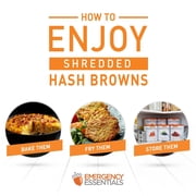 Emergency Essentials® Freeze-Dried Hash Browns – #10 Can, Long Shelf Life Breakfast Potatoes, 36 Servings, Lightweight & Shelf-Stable