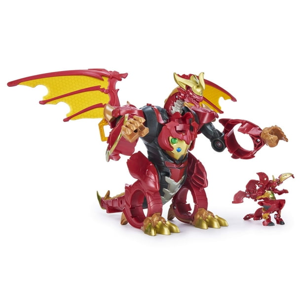 Bakugan, Figurine Dragonoïde à l'Infini avec Accessoires Exclusifs Ultra et 10 Baku-Gear