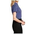 thumbnail image 3 of Yellow Rooster Womens Heathered Silk Touch Performance Polo Royal Heather L, 3 of 7
