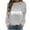 Gray, variant on Women's Sweatshirts No Hood Sorry Can'T Football Bye Sweatshirt Football Lover Gift Soccer Mom Women Long Sleeve Round Neck Sport Pullover Top