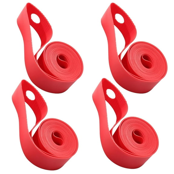 4 Pack Bicycle Rim Strip Bike Tire Liner High-Pressure Puncture & Temperature Resistant Bicycle Rim Strip for Road Bike, MTB Mountain Bike