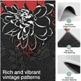 thumbnail image 3 of Red and Black Pioneer Flower Pattern Kitchen Rugs Sets Of 3,Kitchen Runner Rugs Non Skid Washable,Decorative Kitchen Floor Mats for Kitchen,Sink,Laundry,17"x30"+ 17"x47" + 17"x59", 3 of 6