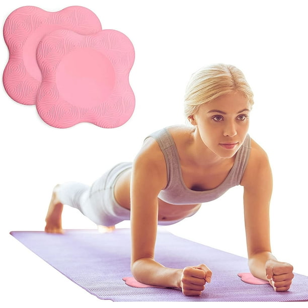 2 rodilleras de yoga extra gruesas para codos, compatibles con colchonetas estándar, para aliviar el dolor en las articulaciones al practicar yoga, pilates y ejercicios de suelo. Fáciles de
