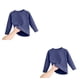 thumbnail image 4 of Qarigey Ropa interior térmica Camisetas gruesas superiores Ropa de dormir amigable con la piel Ropa para el hogar Azul 120, Altura 110-120cm 2Conjunto, 4 of 6