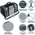 thumbnail image 3 of 2 Sides Expandable Soft-Sided Large Cats Carrier Collapsible Kennel Travel, 3 of 6