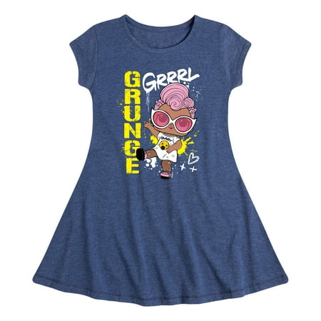 

LOL Surprise! Doll - Grunge Grrrl - Toddler & Youth Girls Fit & Flare Dress
