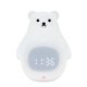 thumbnail image 1 of Luz recargable de la noche del estudiante del usb del silicón de la luz de la noche del despertador del oso blanco grande, 1 of 5