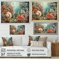 thumbnail image 4 of Designart "Nautical Memories Of The Coral Pirate Wheel" Coastal Coral Under Water Floater Framed Wall Decor, 4 of 5