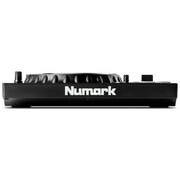 Numark Mixtrack Platinum FX - DJ Controller for Serato with 4 Deck Control, Mixer, Built-in Audio Interface, Jog Wheel Displays and Paddles